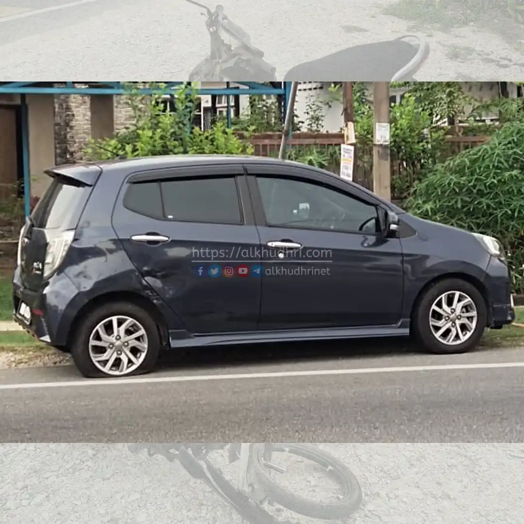 20240615 adik kemalangan kereta perodua axia