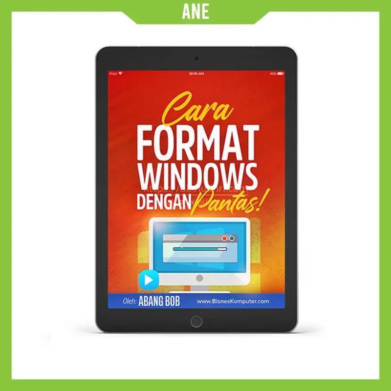 ane bisnes komputer - cara format windows