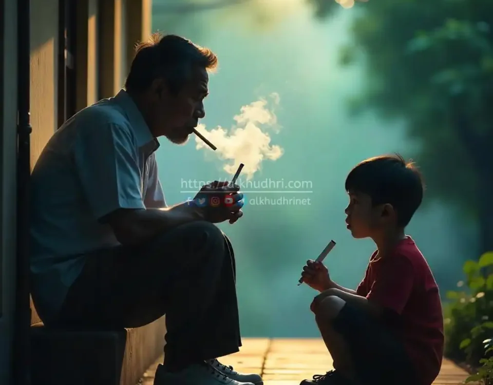 20250627 perokok pasif asap rokok anak keluarga