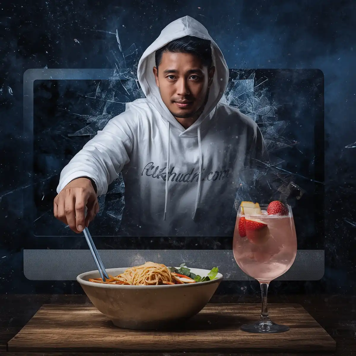 20251101 leonardo ramen jus strawberi monitor