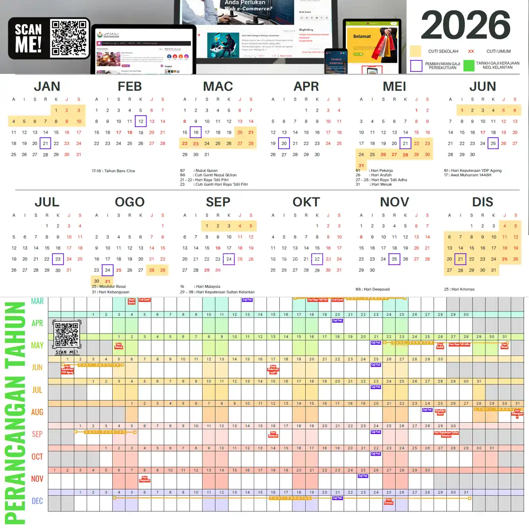20251123 kalendar tahun 2026 planner perancangan