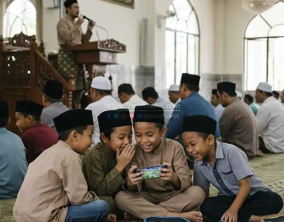 20260417 bercakap bermain khatib berkhutbah solat jumaat