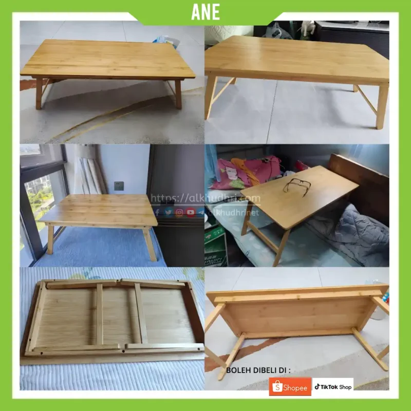 ane meja bamboo lipat 1